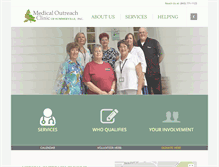 Tablet Screenshot of medicaloutreachclinic.org